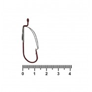 Гачки для лову риби, Siweida Single Beak SW-39121, 500шт/уп, колір RED, № 1